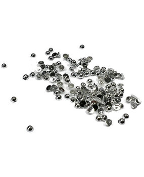 Simple and Basic Half Pearl Polished Silver 3mm (SBA531) Simple and Basic Half Pearl Polished Silver 3mm (SBA531)