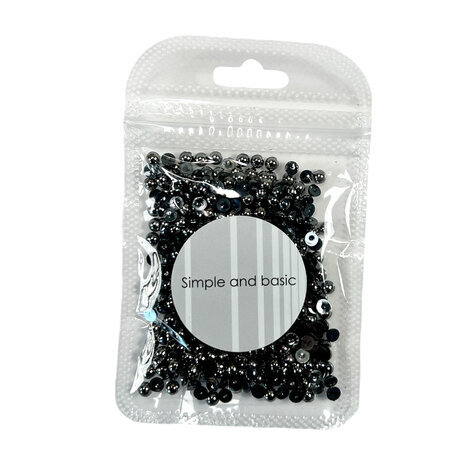 Simple and Basic Half Pearl Polished Antique Silver 4mm (SBA564) Simple and Basic Half Pearl Polished Antique Silver 4mm (SBA564)