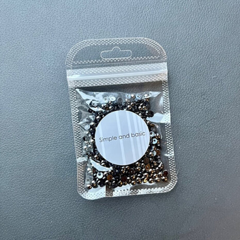 Simple and Basic Half Pearl Polished Antique Silver 4mm (SBA564) Simple and Basic Half Pearl Polished Antique Silver 4mm (SBA564)