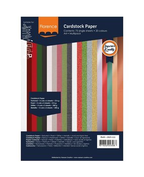 Vaessen Creative Florence Christmas Multipack A4 Cardstock Paper Pack (2923-111)* Vaessen Creative Florence Christmas Multipack A4 Cardstock Paper Pack (2923-111)*