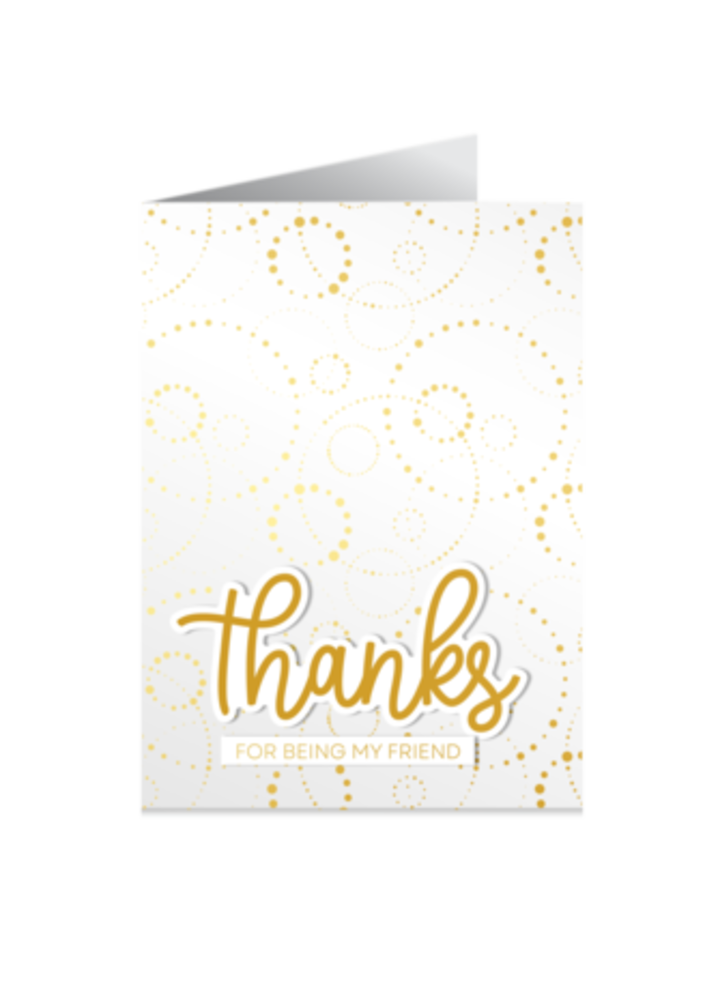 Studio Light Essentials Paper Elements Sentiments with Gold Foil (SL-ES-PE07)