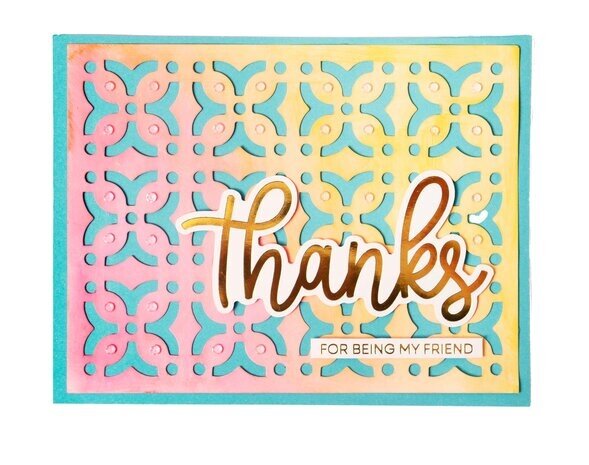 Studio Light Essentials Paper Elements Sentiments with Gold Foil (SL-ES-PE07)