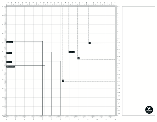 Studio Light Essentials Magnetic Glass Mat (SL-ES-MGM01)