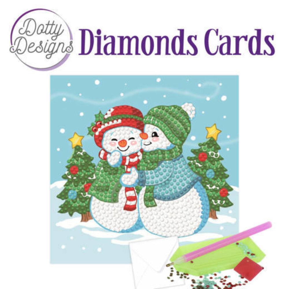 Find It Trading Diamond Cards Set Two Snowmen (DDDC1003) Find It Trading Diamond Cards Set Two Snowmen (DDDC1003)
