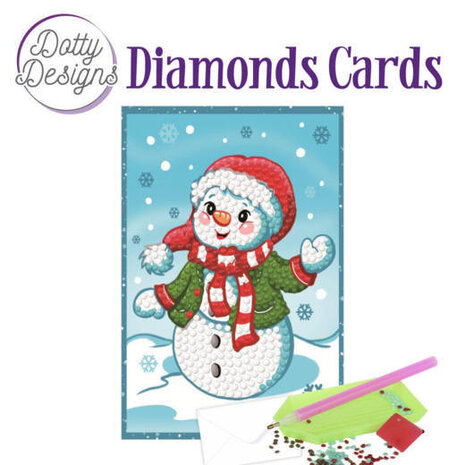 Find It Trading Diamond Cards Set Happy Snowman (DDDC1005)