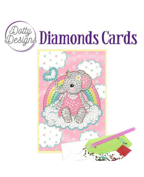 Find It Trading Diamond Cards Set Pink Baby Elephant (DDDC1010) Find It Trading Diamond Cards Set Pink Baby Elephant (DDDC1010)