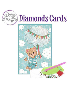 Find It Trading Diamond Cards Set Blue Baby Bear (DDDC1011)
