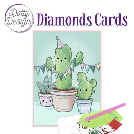 Find It Trading Diamond Cards Set Cactus (DDDC1019)