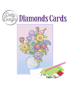 Find It Trading Diamond Cards Set Vase with flowers (DDDC1023) Find It Trading Diamond Cards Set Vase with flowers (DDDC1023)