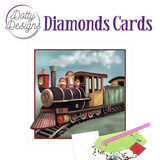 Find It Trading Diamond Cards Set Vintage Locomotive (DDDC1035)