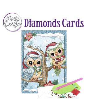 Find It Trading Diamond Cards Set Christmas Owls (DDDC1046)