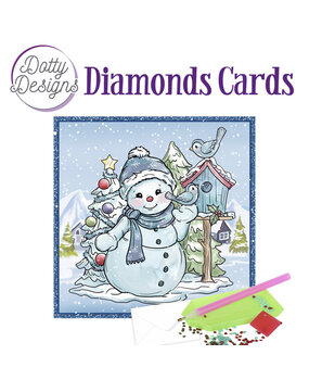 Find It Trading Diamond Cards Set Snowman with Birds (DDDC1049)