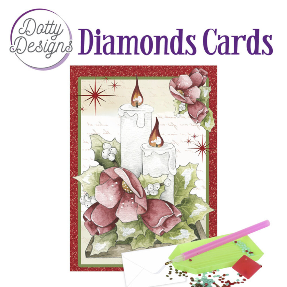 Find It Trading Diamond Cards Set Candles and Red Flowers (DDDC1052) Find It Trading Diamond Cards Set Candles and Red Flowers (DDDC1052)