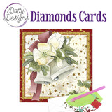 Find It Trading Diamond Cards Set Christmas Bells with White Flowers (DDDC1054)