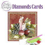 Find It Trading Diamond Cards Set Christmas Candles (DDDC1063)