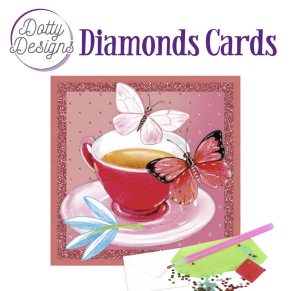 Find It Trading Diamond Cards Set Tea with butterflies (DDDC1077) Find It Trading Diamond Cards Set Tea with butterflies (DDDC1077)