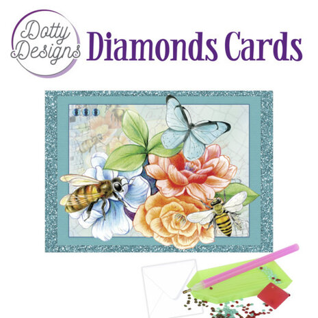 Find It Trading Diamond Cards Set Bees and Butterflies (DDDC1080) Find It Trading Diamond Cards Set Bees and Butterflies (DDDC1080)