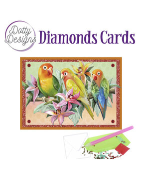 Find It Trading Diamond Cards Set Tropical Birds (DDDC1082)