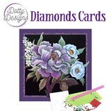 Find It Trading Diamond Cards Set Purple Peonie (DDDC1089)