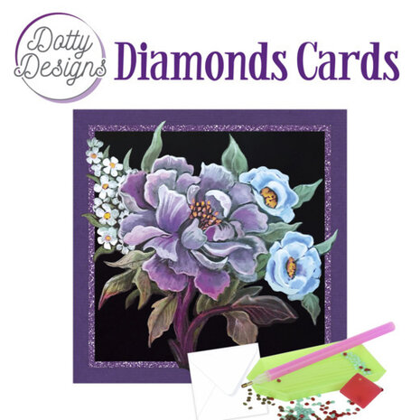 Find It Trading Diamond Cards Set Purple Peonie (DDDC1089) Find It Trading Diamond Cards Set Purple Peonie (DDDC1089)