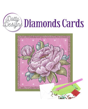 Find It Trading Diamond Cards Set Large Pink Peony (DDDC1105)