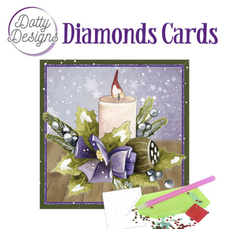 Find It Trading Diamond Cards Set Candle with Purple Bow (DDDC1107) Find It Trading Diamond Cards Set Candle with Purple Bow (DDDC1107)