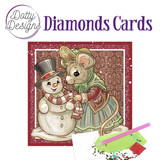 Find It Trading Diamond Cards Set Mouse and Snowman (DDDC1109)