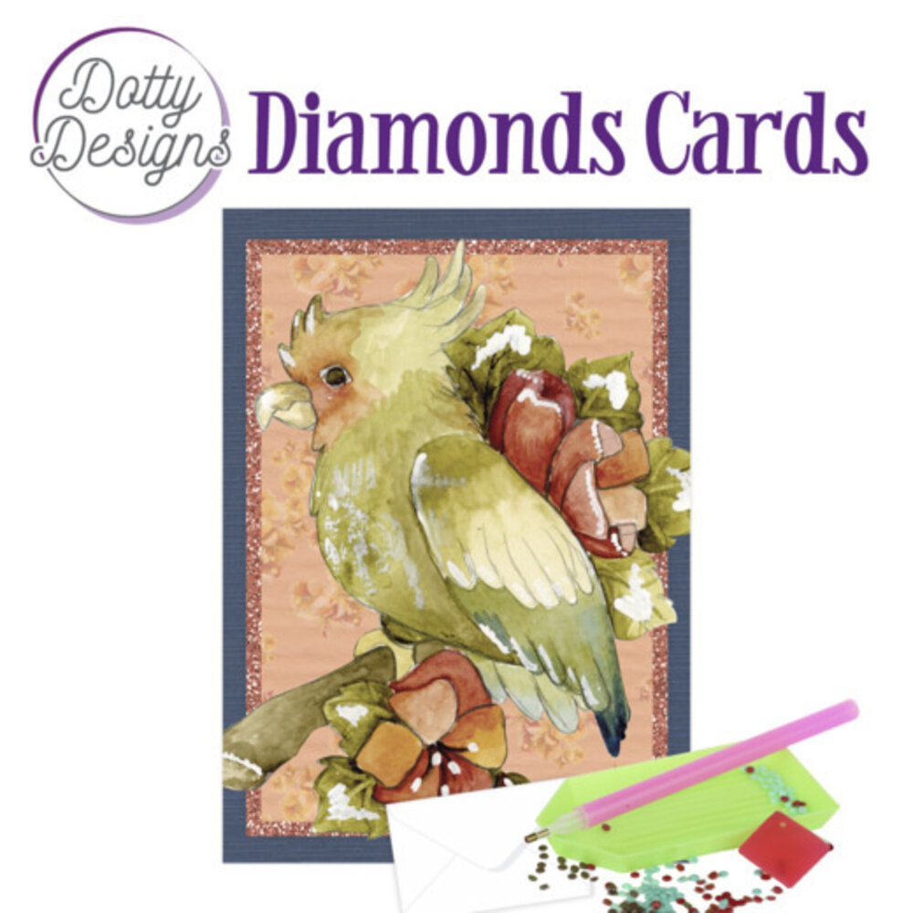 Find It Trading Diamond Cards Set Cockatoo (DDDC1116)