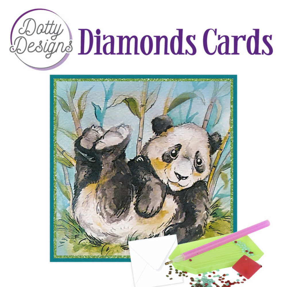 Find It Trading Diamond Cards Set Lazy Panda Bear (DDDC1121) Find It Trading Diamond Cards Set Lazy Panda Bear (DDDC1121)