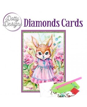 Find It Trading Diamond Cards Set Rabbit in Dress (DDDC1127)