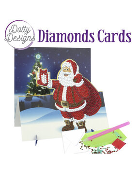 Find It Trading Diamond Cards Set Santa with Present (DDDC1135)