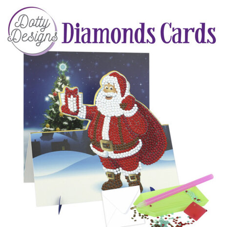 Find It Trading Diamond Cards Set Santa with Present (DDDC1135)