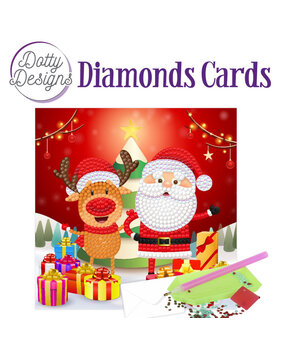 Find It Trading Diamond Cards Set Santa with Deer (DDDC1146) Find It Trading Diamond Cards Set Santa with Deer (DDDC1146)