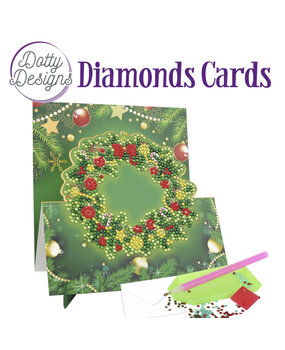 Find It Trading Diamond Cards Set Christmas Wreath (DDDC1148)