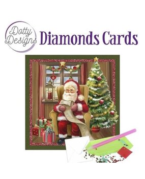 Find It Trading Diamond Cards Set Santa Claus with a Wish List (DDDC1153)