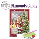Find It Trading Diamond Cards Set Santa Claus with a Candle (DDDC1154)