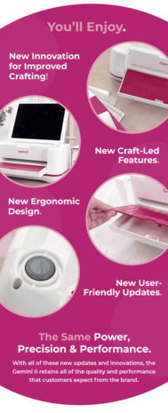 Crafter's Companion Gemini II Die Cutting and Embossing Machine (GEMII-M-GLO)