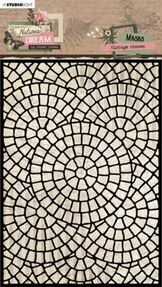 Studio Light Natures Dream Masking Stencil Vintage Stones (HE-ND-MASK236) Studio Light Natures Dream Masking Stencil Vintage Stones (HE-ND-MASK236)