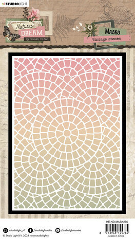 Studio Light Natures Dream Masking Stencil Vintage Stones (HE-ND-MASK236) Studio Light Natures Dream Masking Stencil Vintage Stones (HE-ND-MASK236)