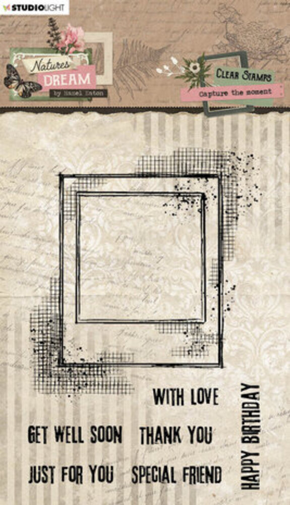 Studio Light Natures Dream Clear Stamps Capture The Moment (HE-ND-STAMP529)