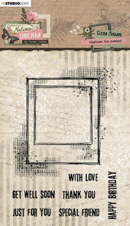 Studio Light Natures Dream Clear Stamps Capture The Moment (HE-ND-STAMP529)