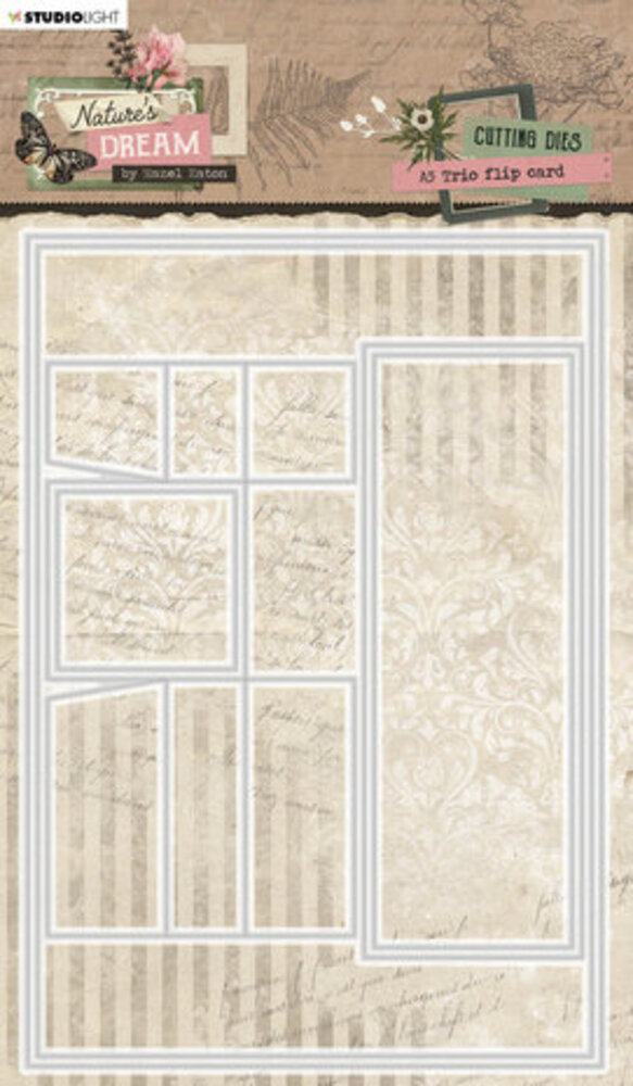 Studio Light Natures Dream Snijmal A5 Trio Flip Card (HE-ND-CD708)