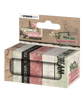Studio Light Natures Dream Washi Tape Wonderful Dreams (HE-ND-WASH16) Studio Light Natures Dream Washi Tape Wonderful Dreams (HE-ND-WASH16)