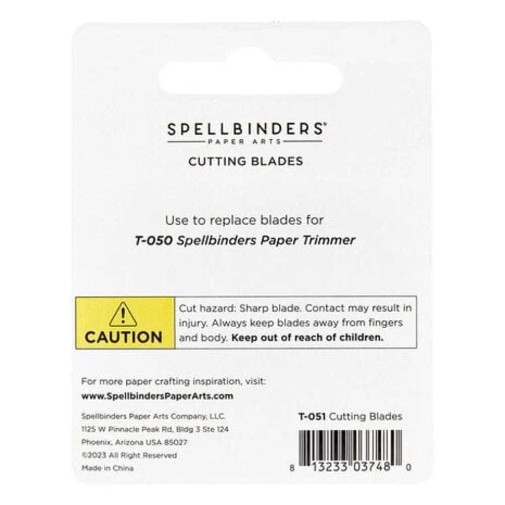 Spellbinders Replacement Cutting Blades (T-051)