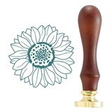 Spellbinders Serenade of Autumn Sunflower Wax Seal Stamp (WS-065)