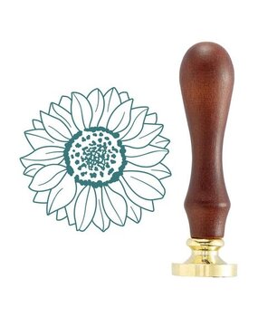 Spellbinders Serenade of Autumn Sunflower Wax Seal Stamp (WS-065) Spellbinders Serenade of Autumn Sunflower Wax Seal Stamp (WS-065)