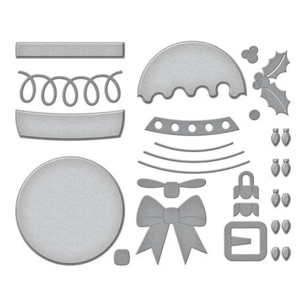 Spellbinders Merry Mug & Circle Delights Festive Ornaments Dies (S5-607)