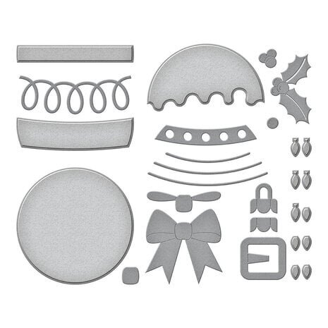 Spellbinders Merry Mug & Circle Delights Festive Ornaments Dies (S5-607)