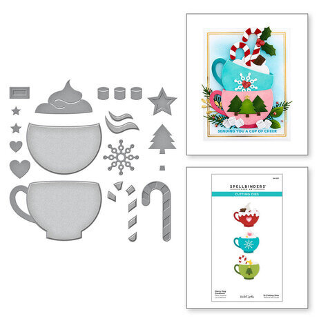 Spellbinders Merry Mug & Circle Delights Merry Mug Creations Dies (S4-1311)