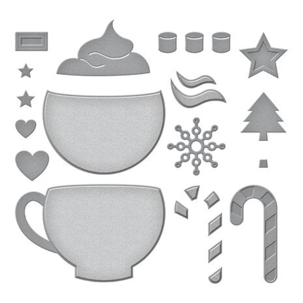 Spellbinders Merry Mug & Circle Delights Merry Mug Creations Dies (S4-1311)